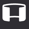 Half tube icon